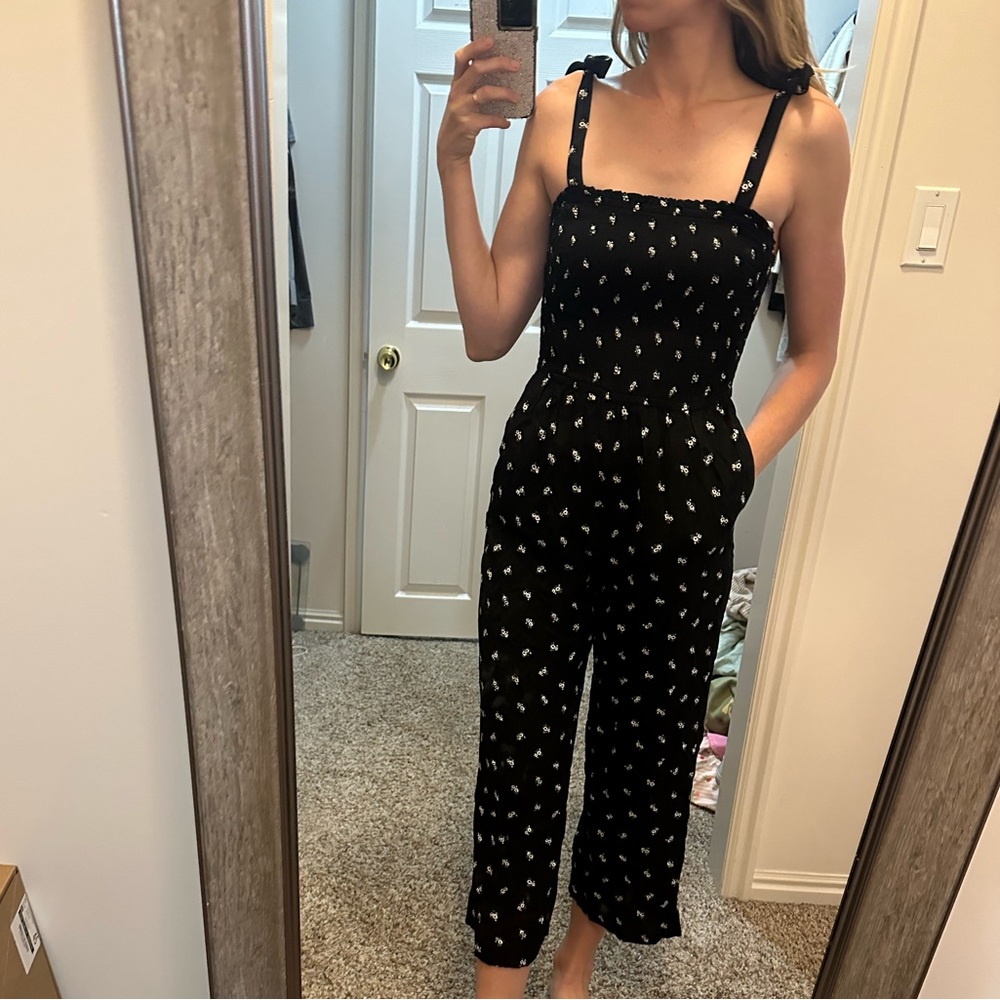 Hollister Smocked waist jumpsuit